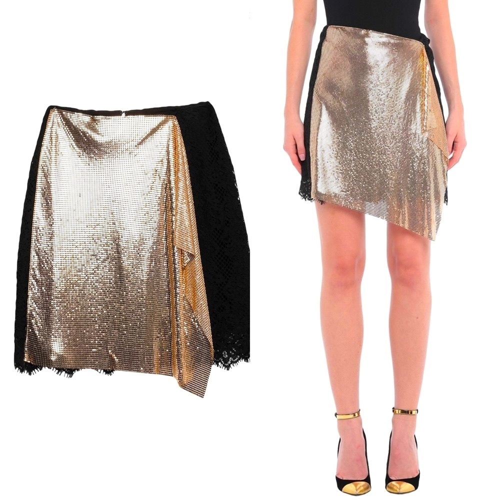 Pinko Mesh Lace Combo Skirt​​​